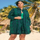 Eyelet Cover-Up Shirt image number null