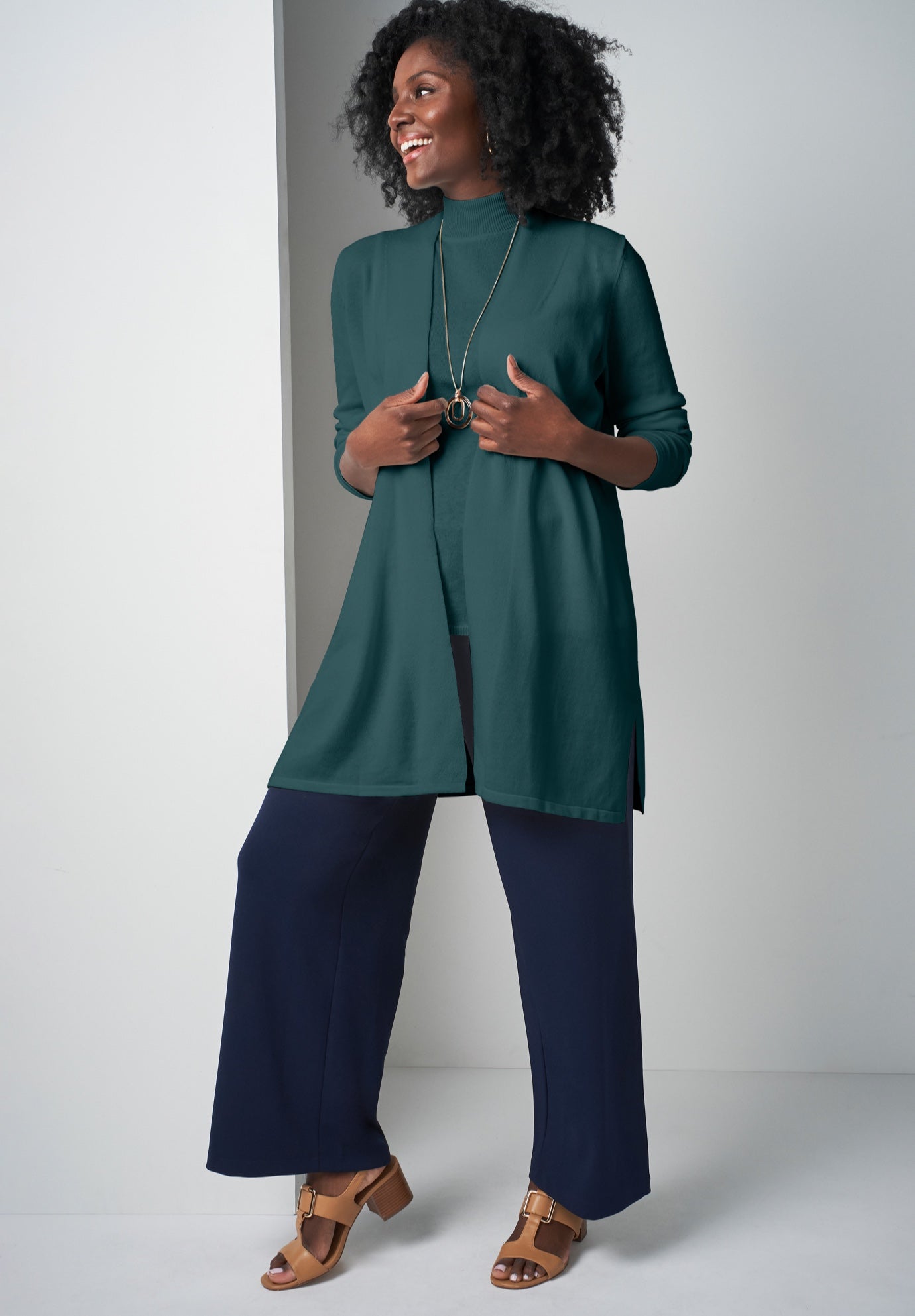 Fine Gauge Cardigan Topper image number 0