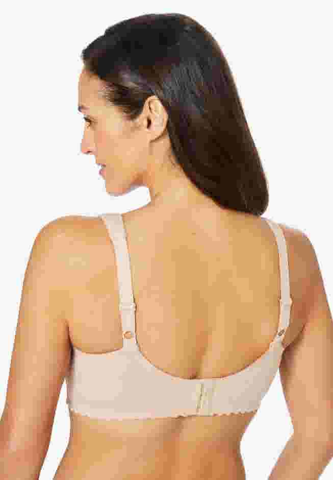 Glamorise® Magic Lift® Cotton Support Wireless Bra 1001 image number 1