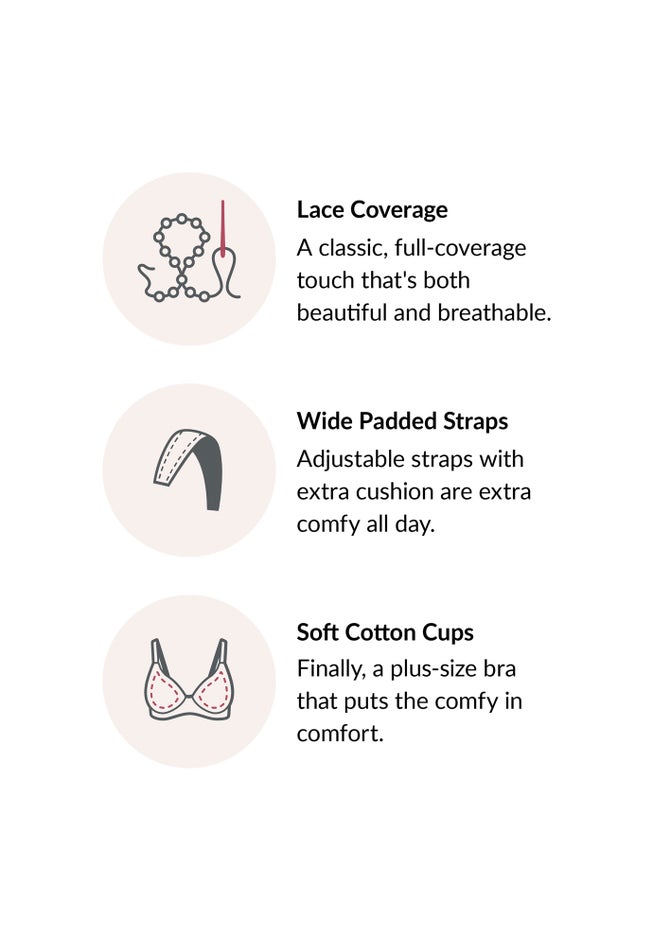 Glamorise® Magic Lift® Cotton Support Wireless Bra 1001 image number 5