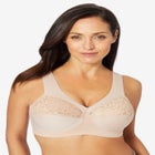 Glamorise® Magic Lift® Cotton Support Wireless Bra 1001 image number null