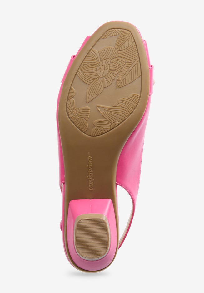 The Rider Leather-Like Slingback image number 2