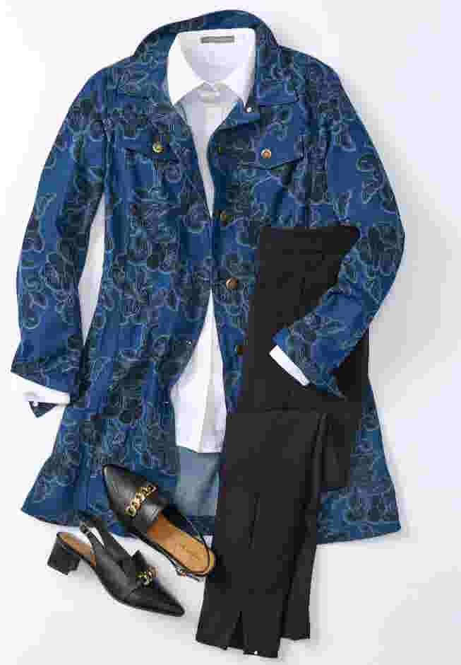 Long Denim Jacket image number 3