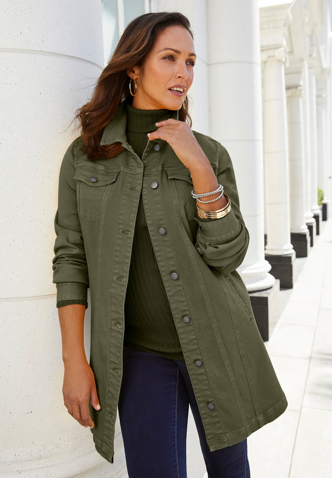 Long Denim Jacket image number 0