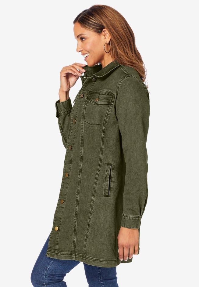 Long Denim Jacket image number 2