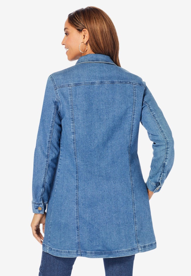 Long Denim Jacket image number 2