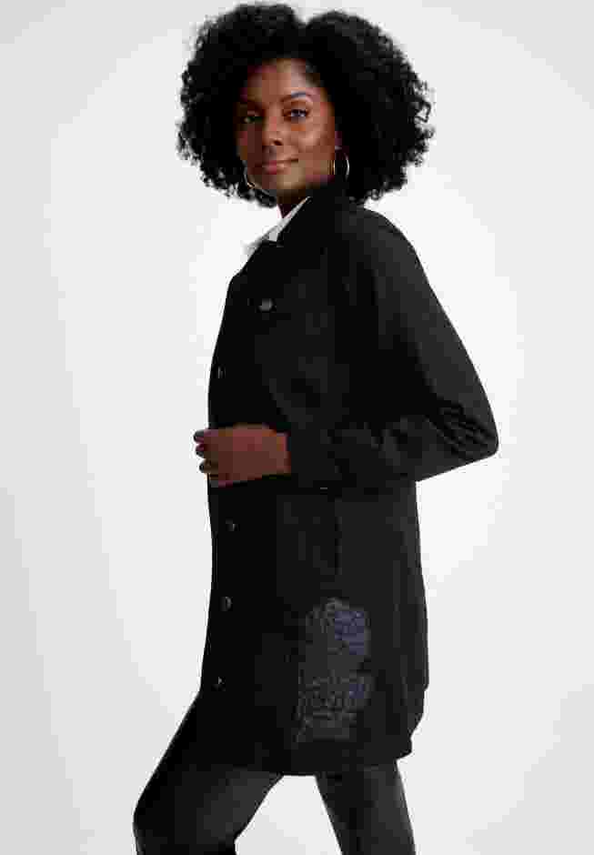 Long Denim Jacket image number 2