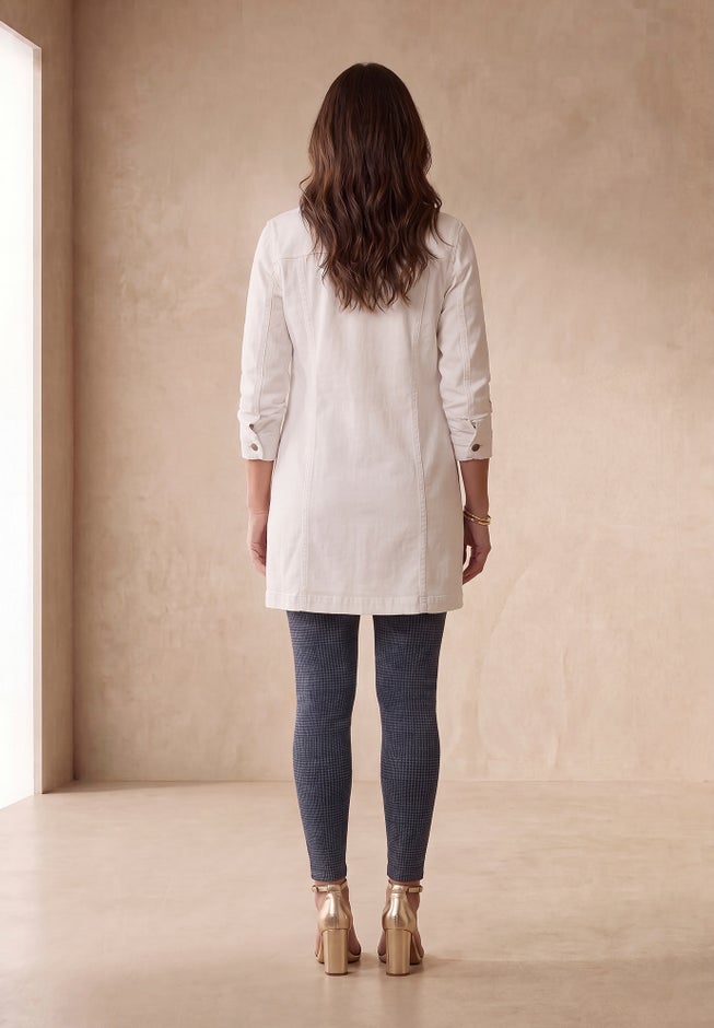 Long Denim Jacket image number 4
