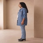 Long Denim Jacket image number null