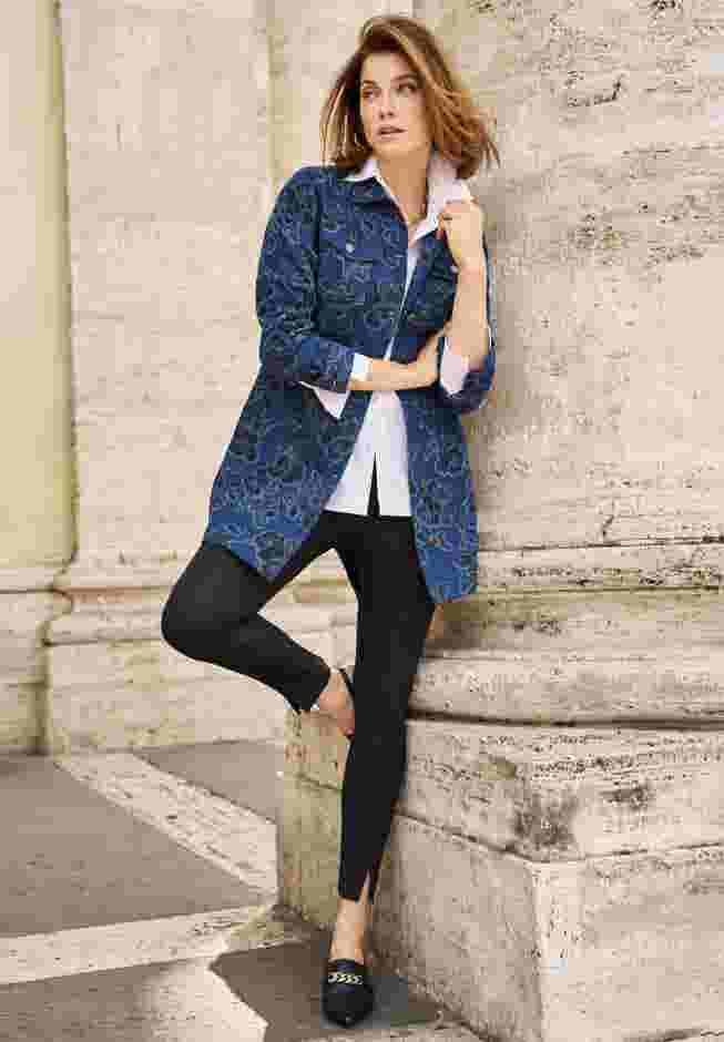 Long Denim Jacket image number 0