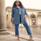 Long Denim Jacket image number null