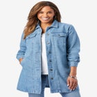 Long Denim Jacket image number null