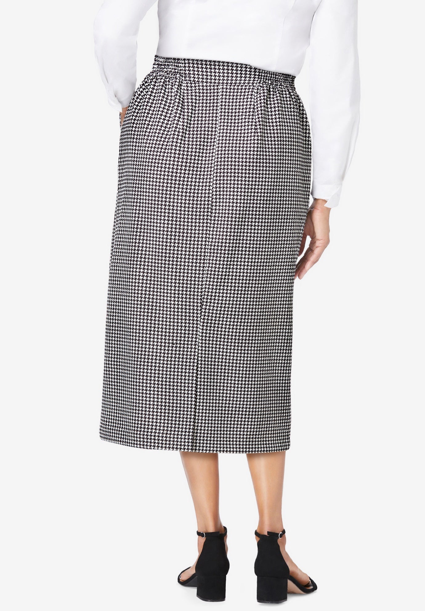 Tummy Control Bi-Stretch Midi Skirt image number 1