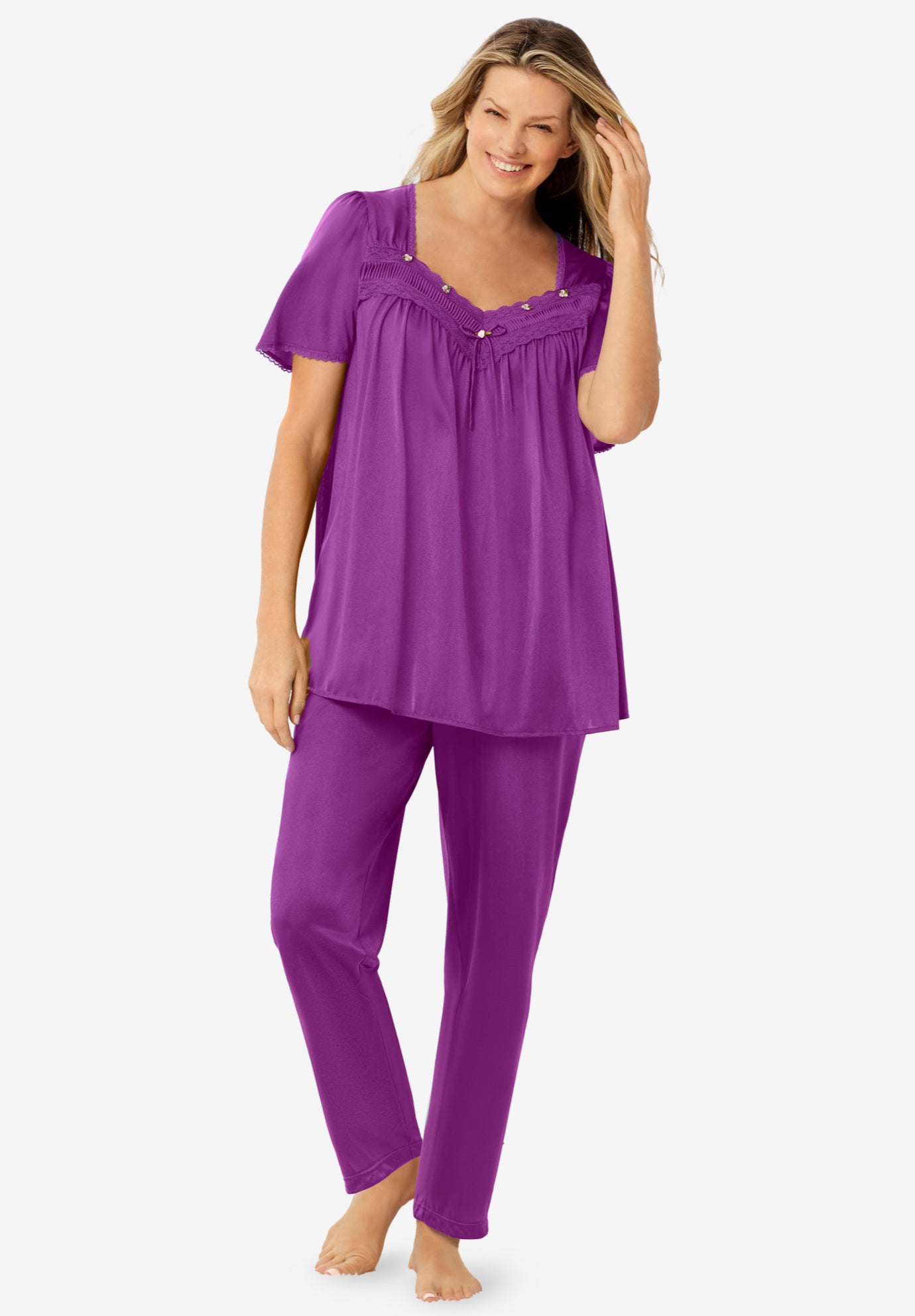 Silky 2-Piece PJ Set  image number 0