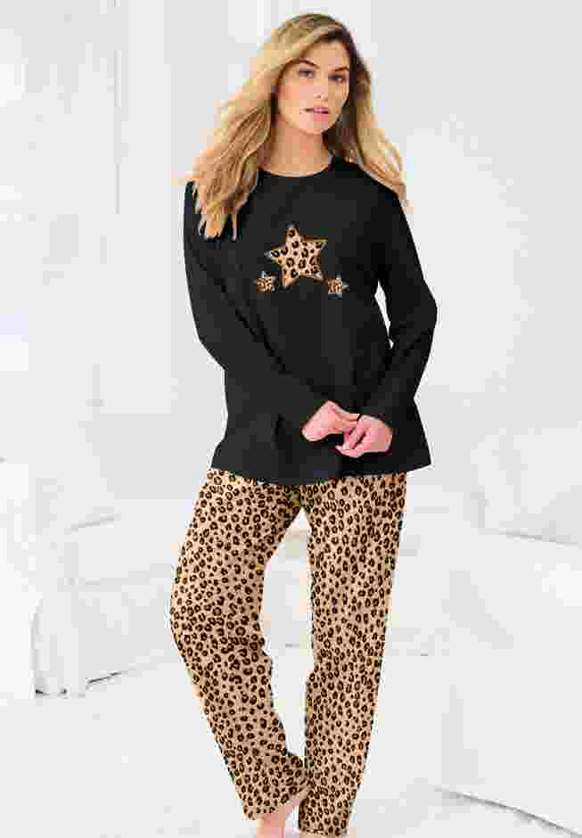 Long Sleeve Knit PJ Set image number 3