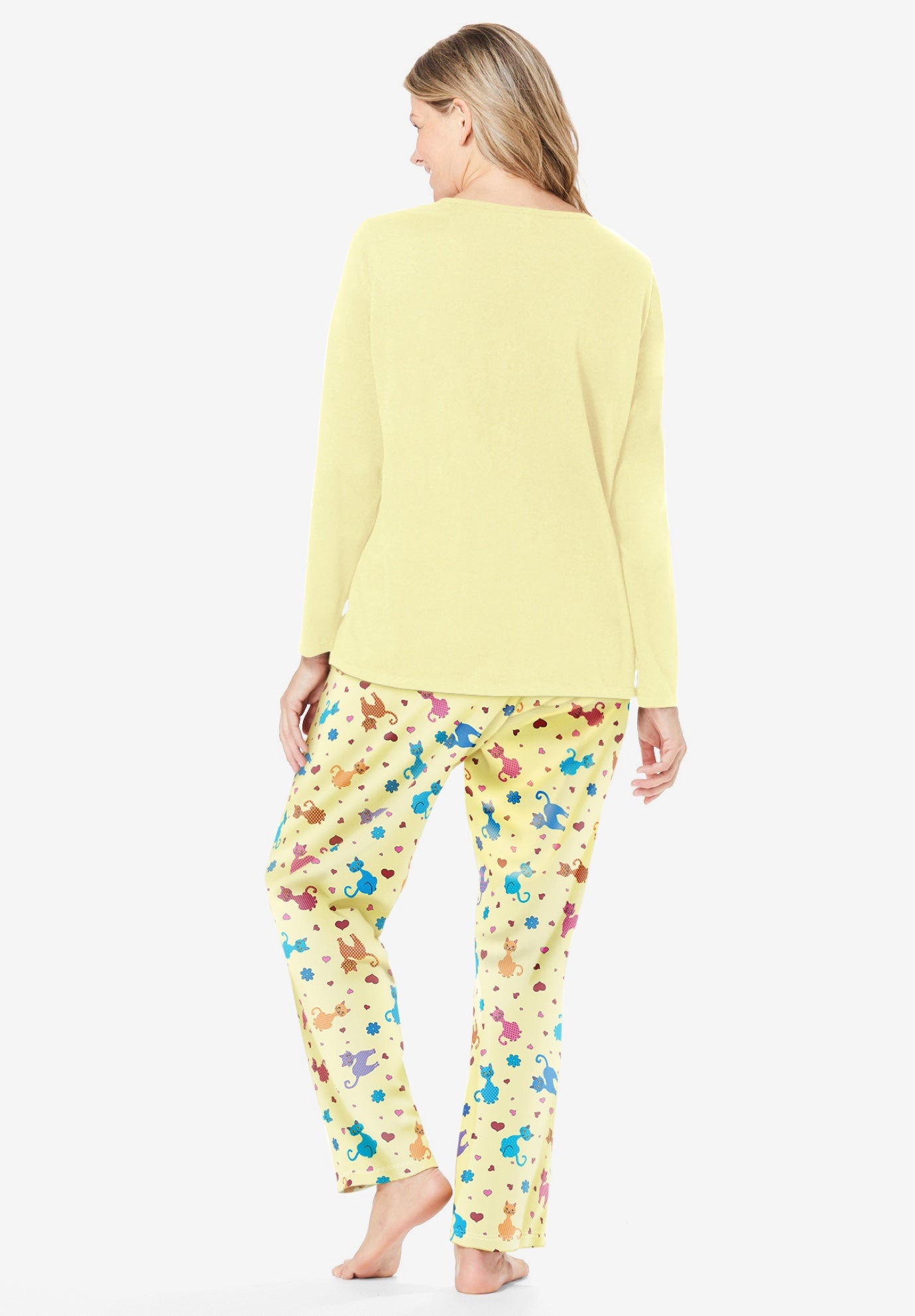 Long Sleeve Knit PJ Set image number 1