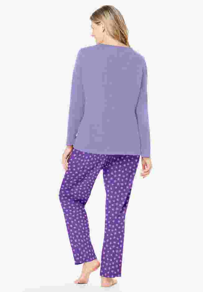 Long Sleeve Knit PJ Set image number 1