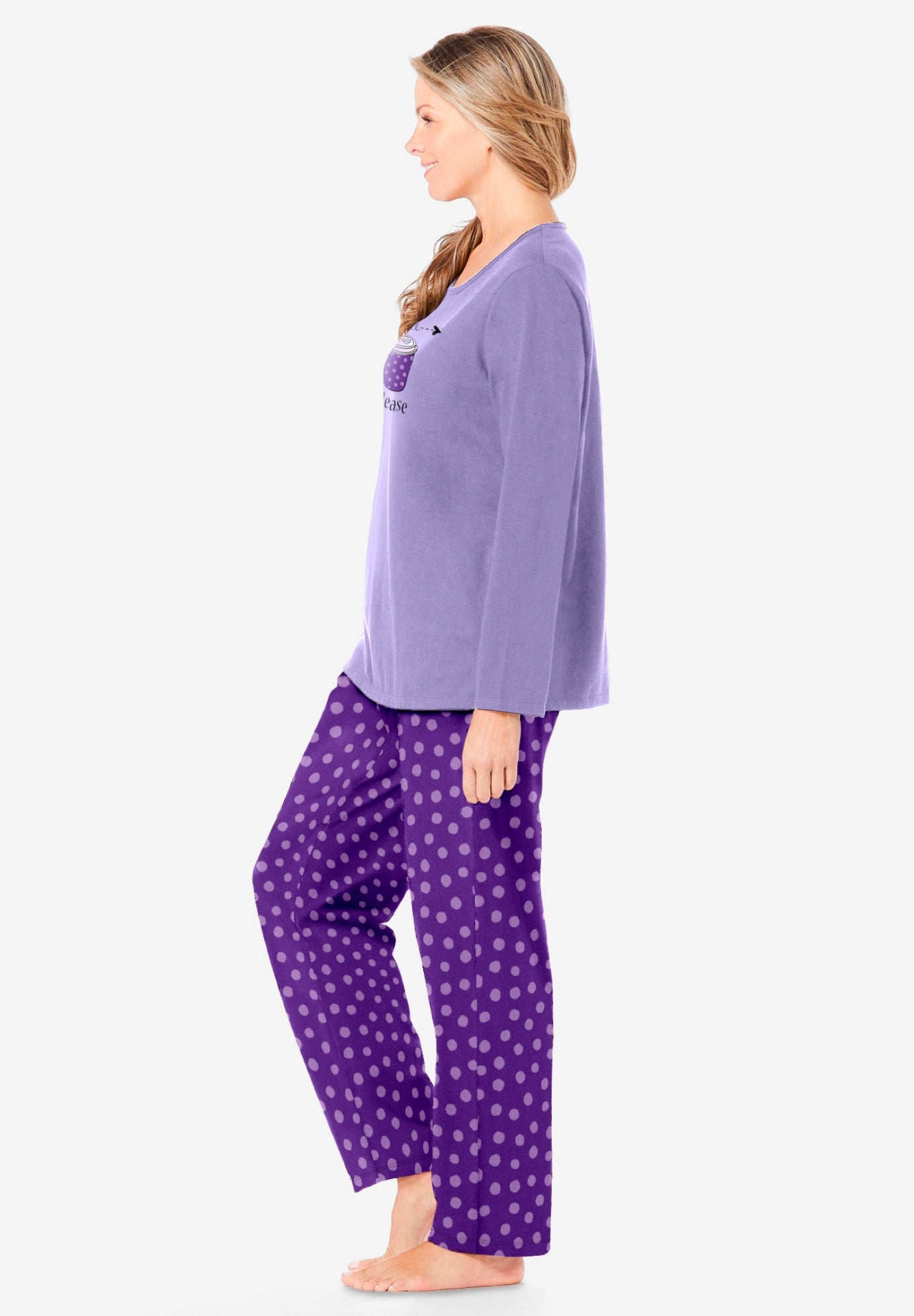 Long Sleeve Knit PJ Set image number 2