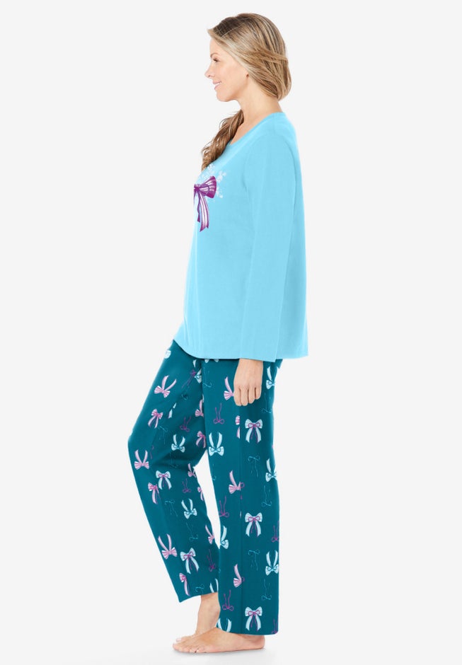 Long Sleeve Knit PJ Set image number 2