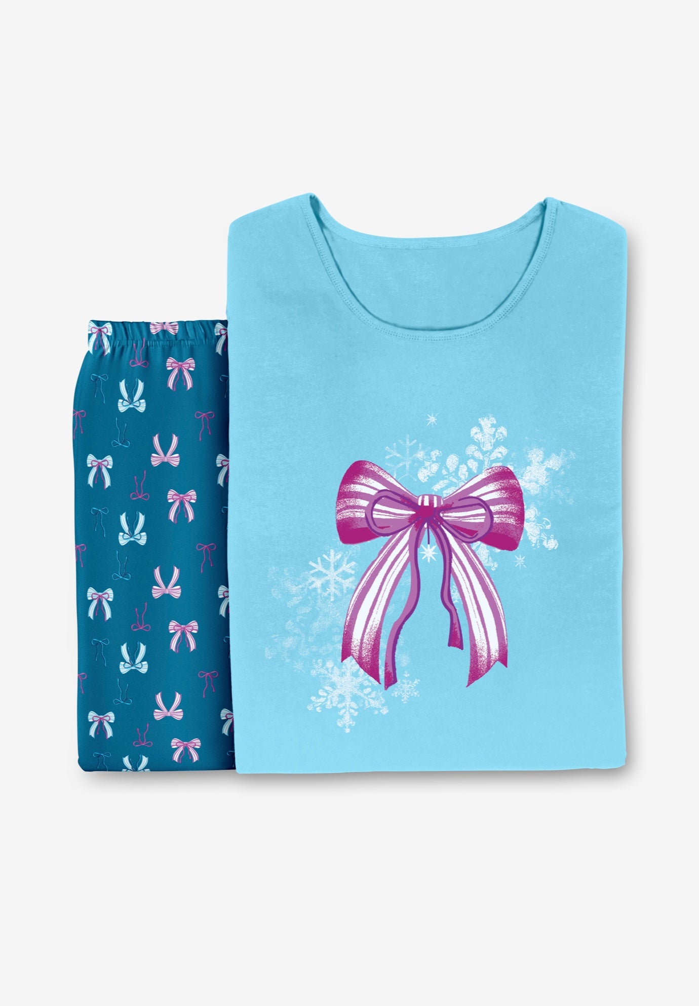 Long Sleeve Knit PJ Set image number 3