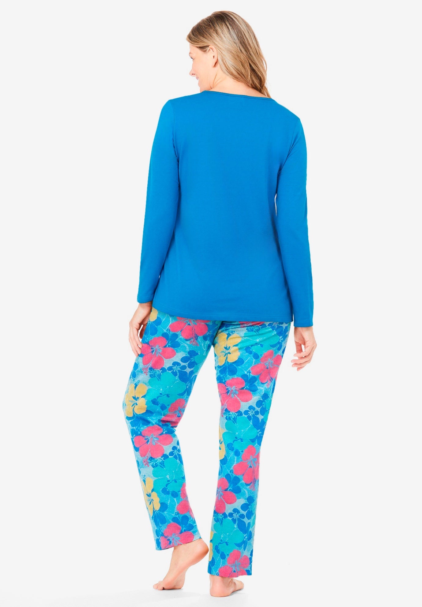 Long Sleeve Knit PJ Set image number 1