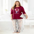 Long Sleeve Knit PJ Set image number null