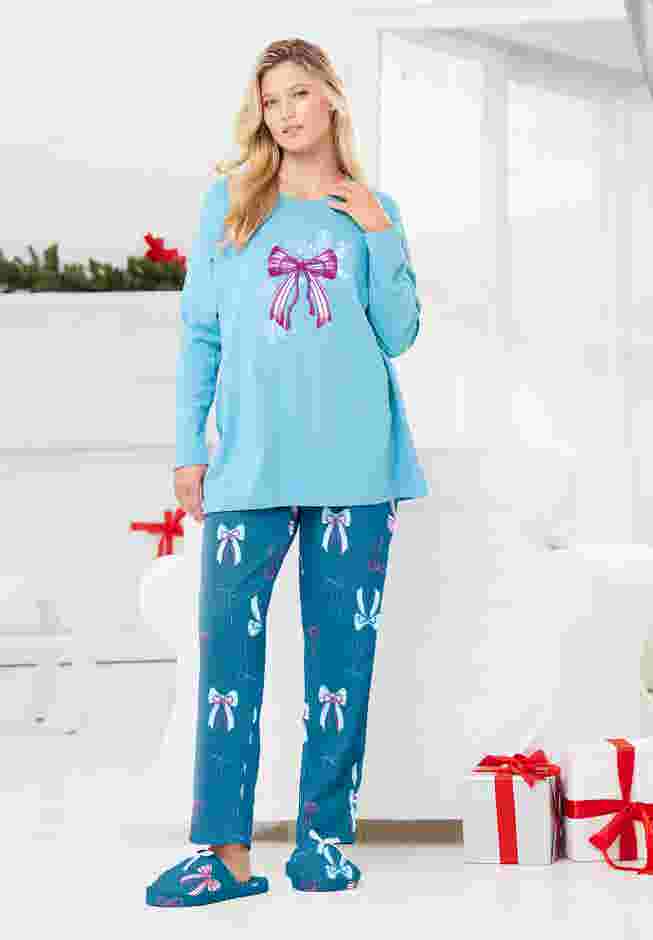 Long Sleeve Knit PJ Set image number 0