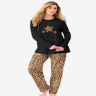 Long Sleeve Knit PJ Set image number null