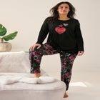Long Sleeve Knit PJ Set image number 0