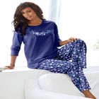 Long Sleeve Knit PJ Set image number null