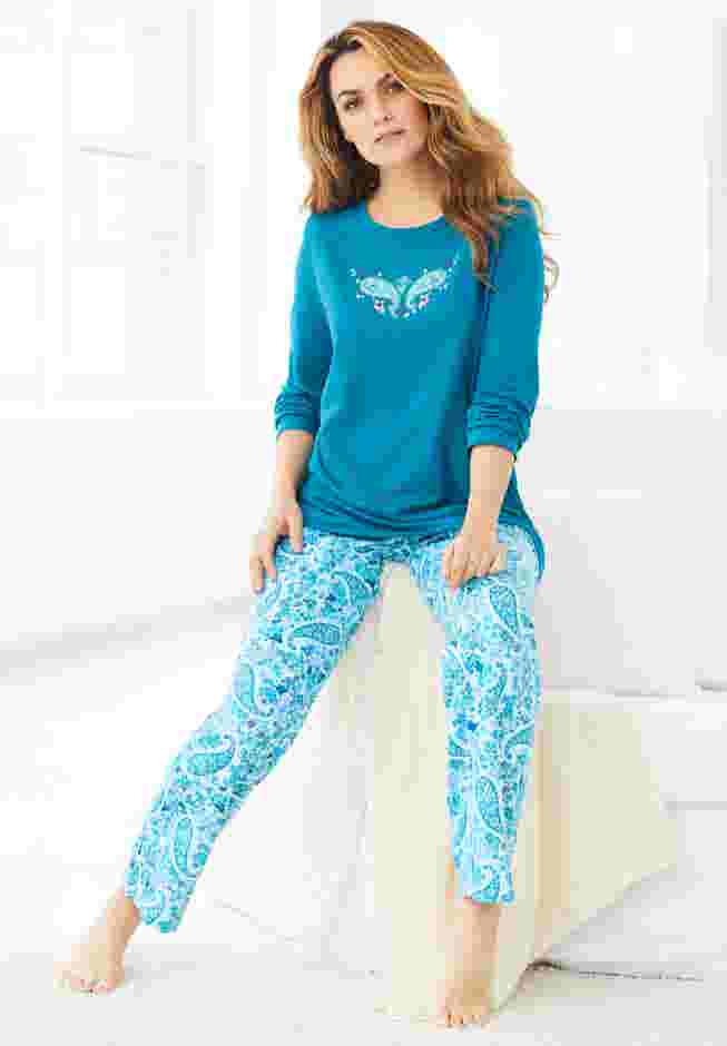 Long Sleeve Knit PJ Set image number 5