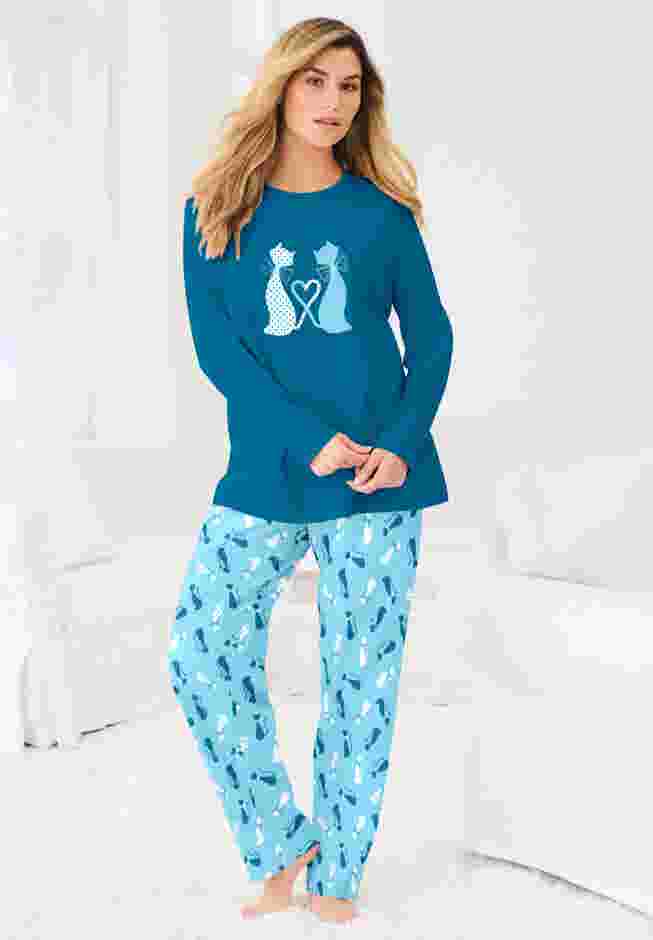 Long Sleeve Knit PJ Set image number 0