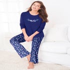 Long Sleeve Knit PJ Set image number null