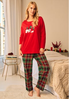 Long Sleeve Knit PJ Set