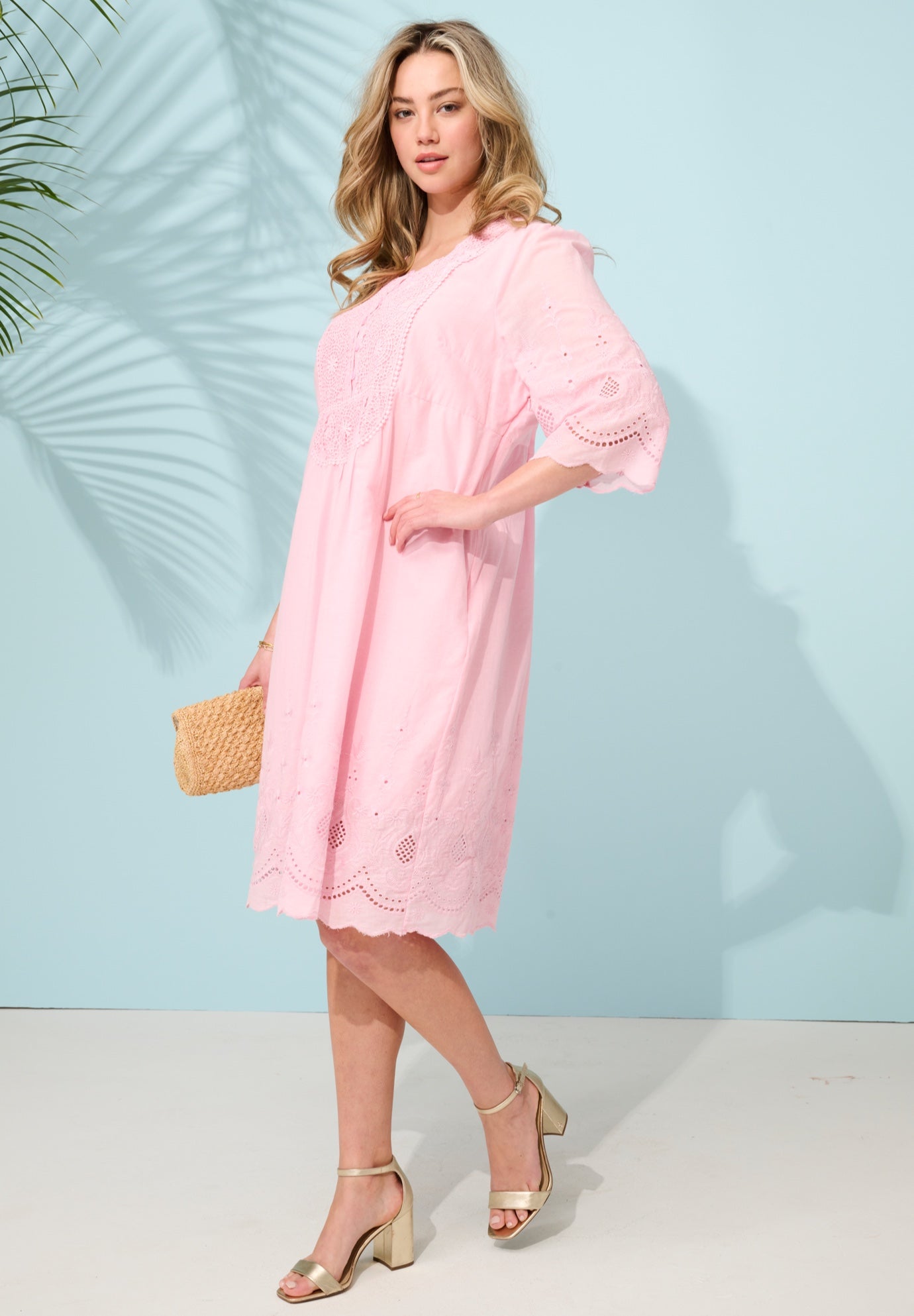 Cotton Lace Dress image number 1