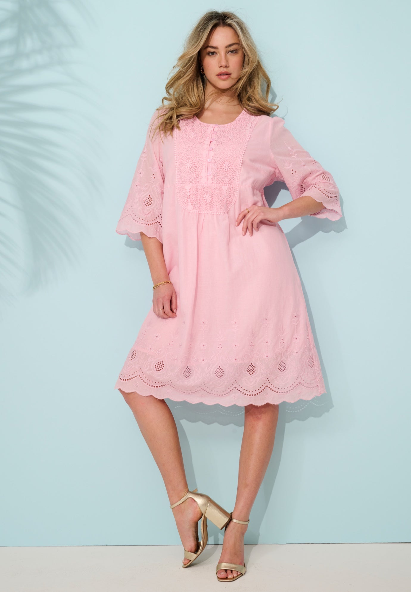 Cotton Lace Dress image number 0