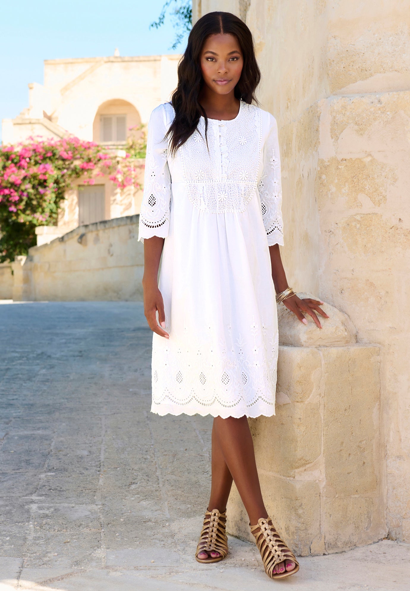 Cotton Lace Dress image number 0