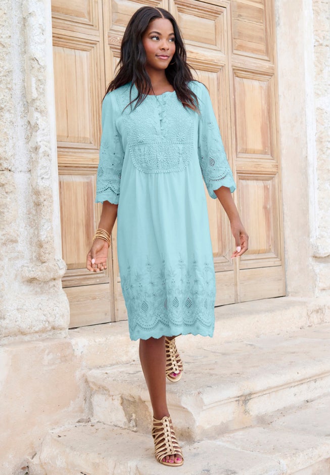 Cotton Lace Dress image number 0