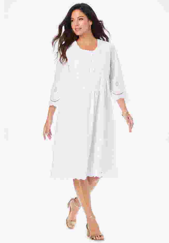 Cotton Lace Dress image number 0