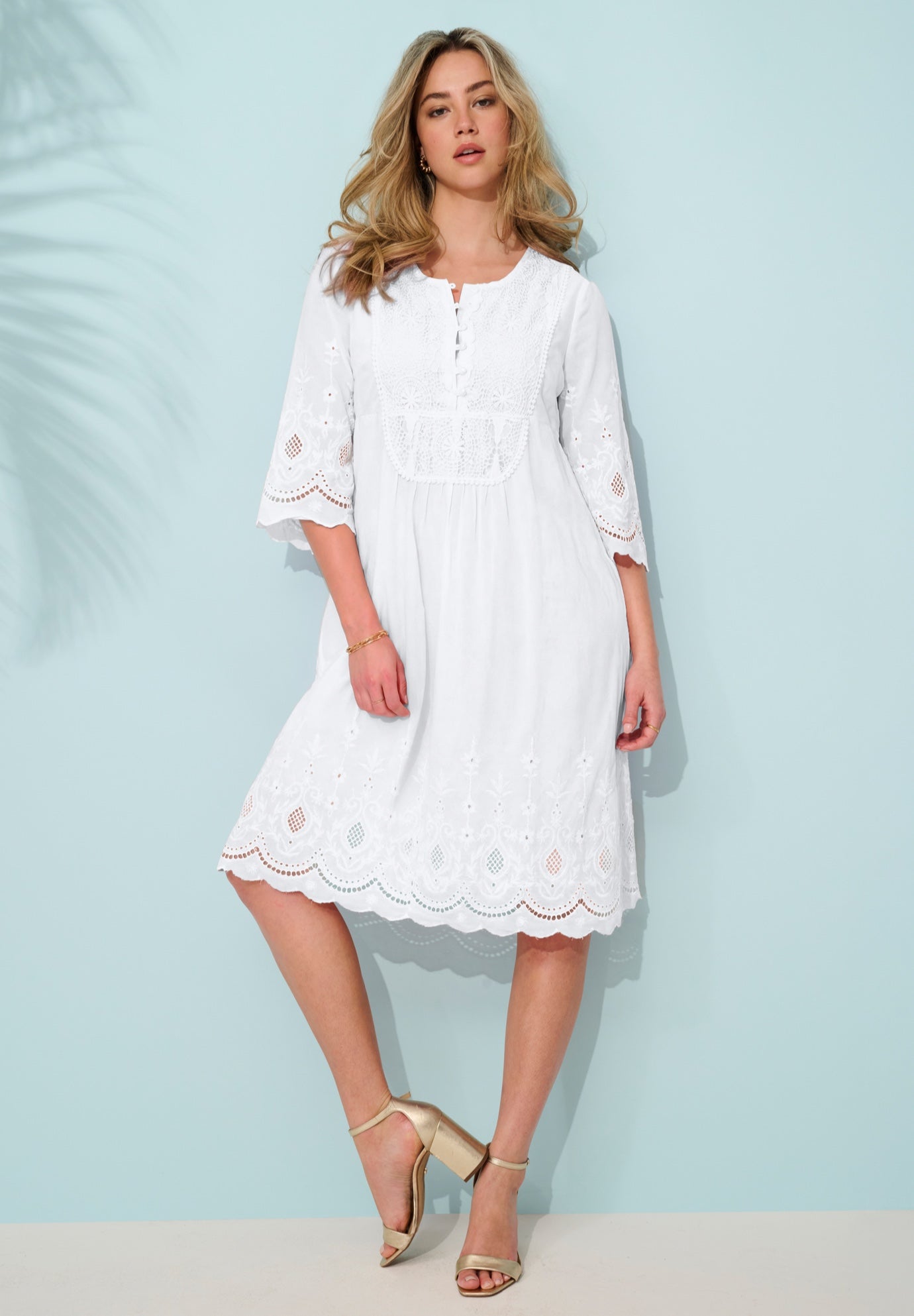 Cotton Lace Dress image number 0