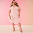 Keyhole Lace Dress image number null