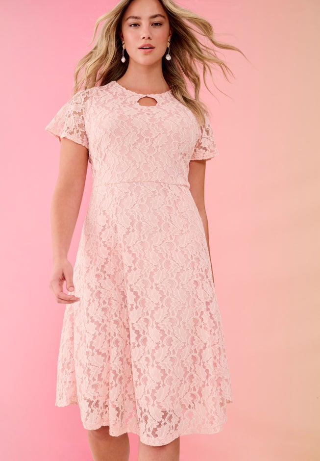 Keyhole Lace Dress image number 2