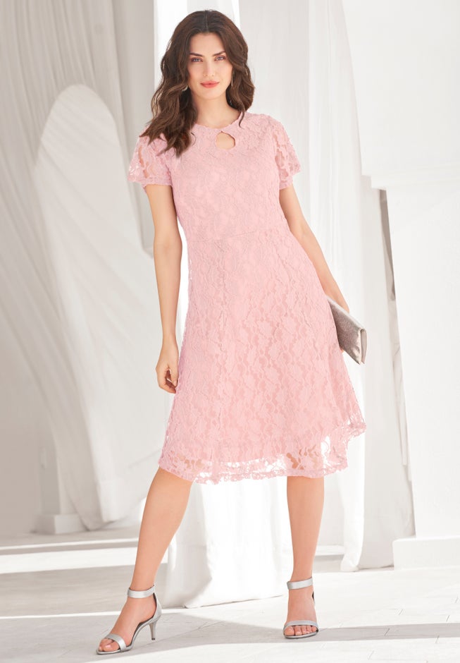 Keyhole Lace Dress image number 3