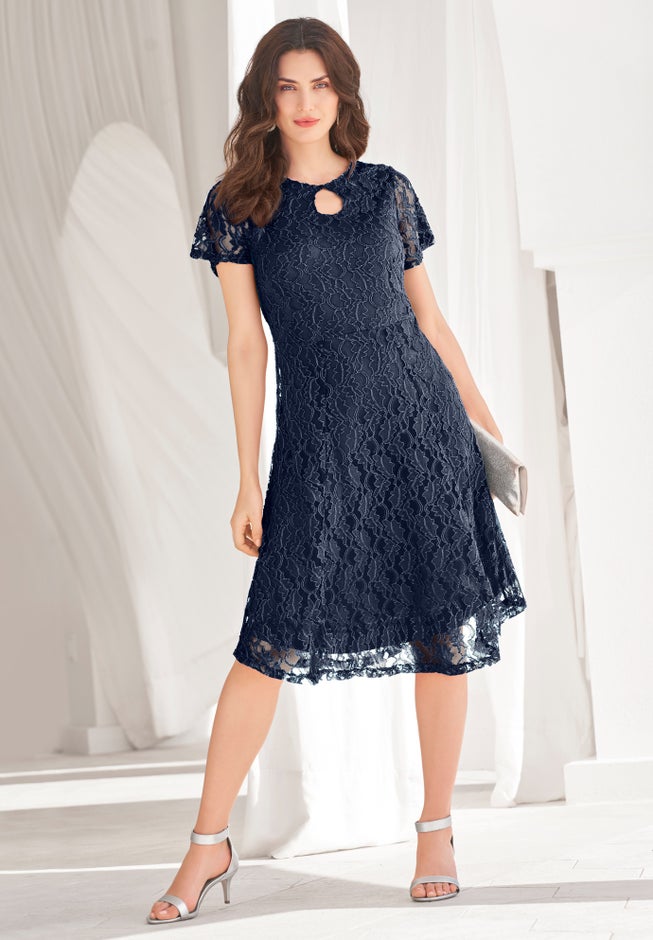 Keyhole Lace Dress image number 0