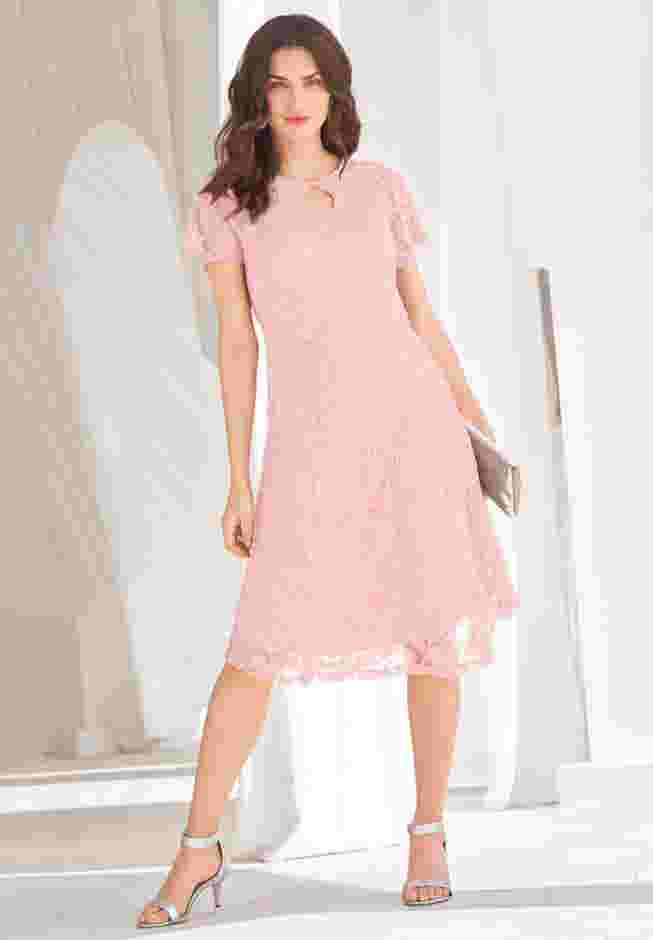 Keyhole Lace Dress image number 0
