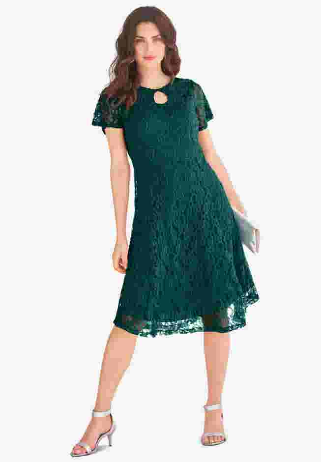 Keyhole Lace Dress image number 0