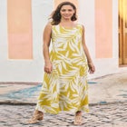 Stretch Cotton Tank Maxi Dress image number null