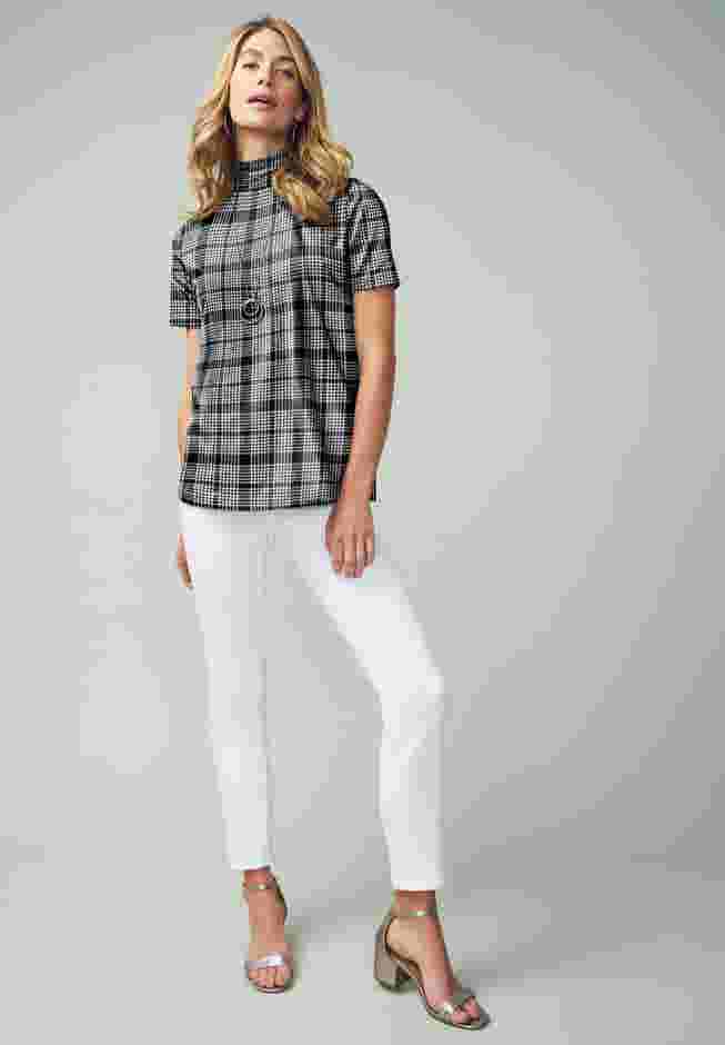 Short Sleeve Mock Neck image number 0