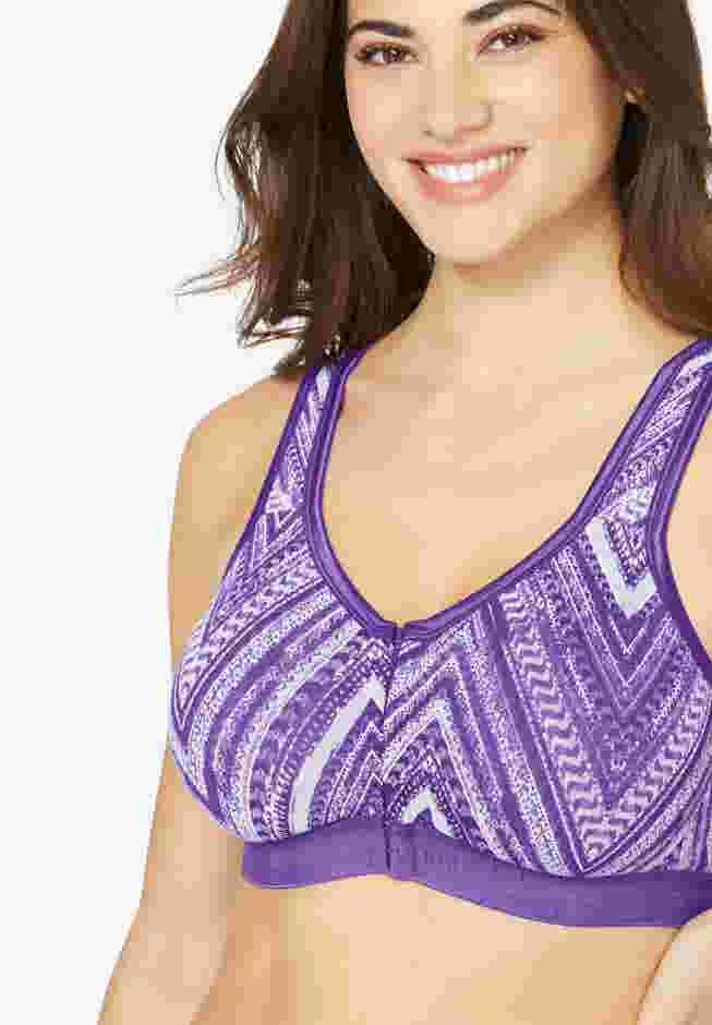 Wireless Front-Close Lounge Bra image number 4