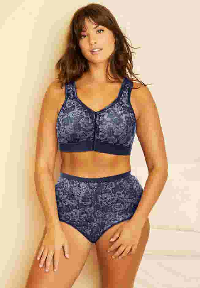 Wireless Front-Close Lounge Bra image number 2